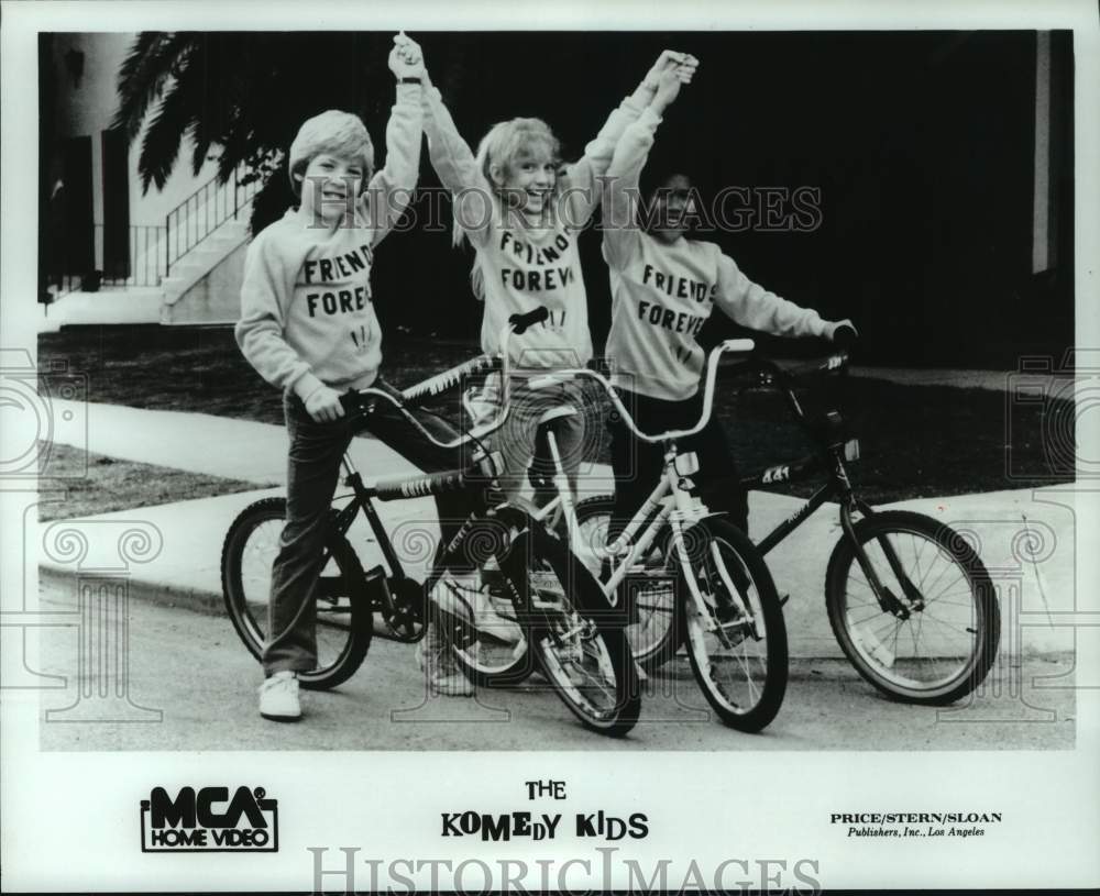 1987 Press Photo The Komedy Kids on home video movie - hcp07771- Historic Images