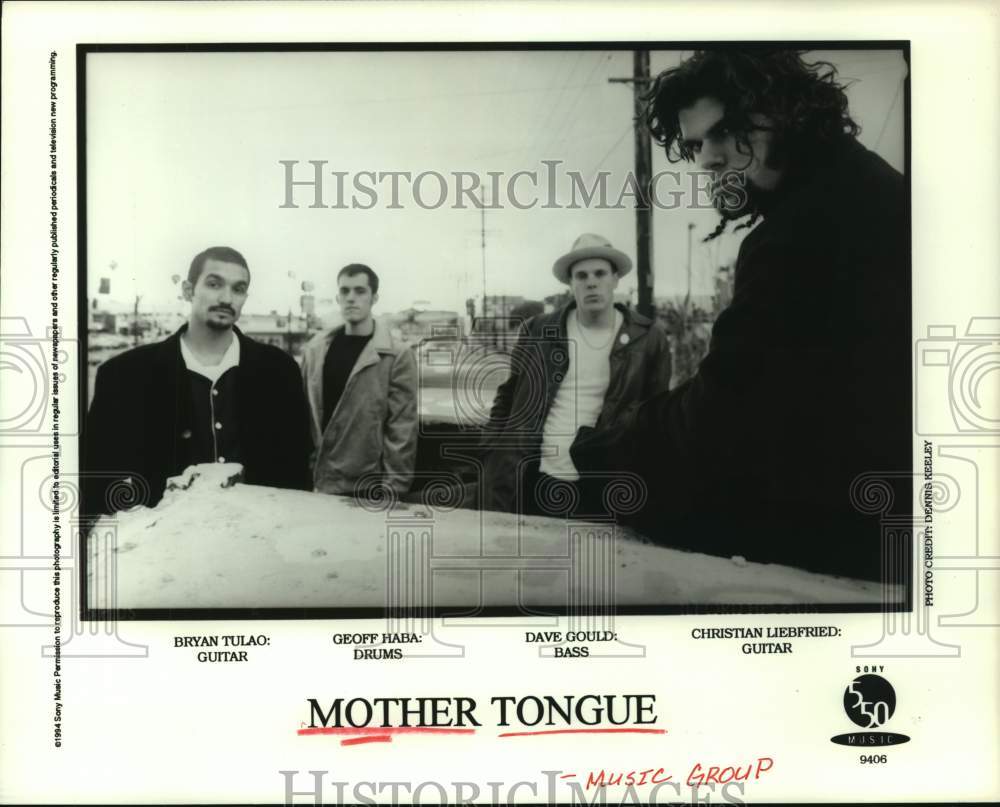 1994 Press Photo Members of the music group Mother Tongue - hcp07776- Historic Images