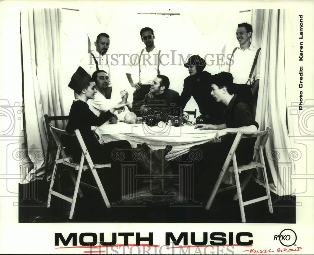 1993 Press Photo Members of the band Mouth Music - hcp07788- Historic Images