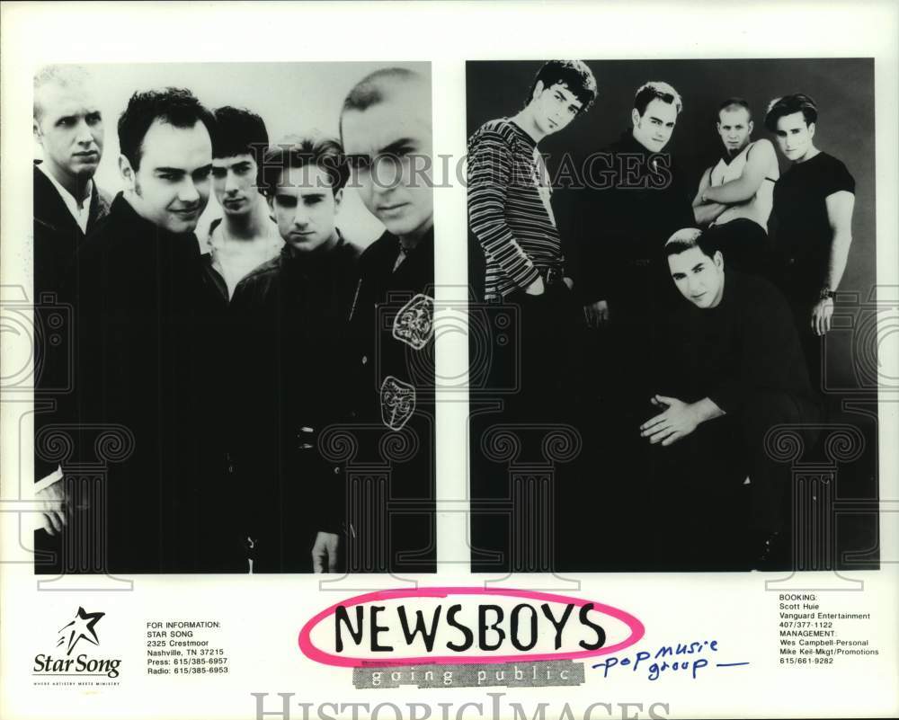 1994 Press Photo The Newsboys, Going public - Christian rock band - hcp07794- Historic Images