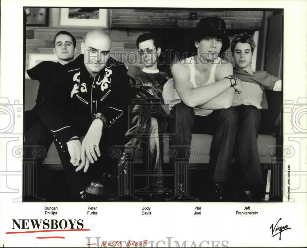 1998 Press Photo Members of the band Newsboys - hcp07797- Historic Images