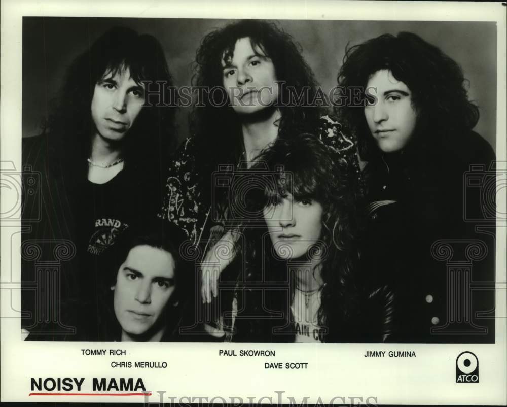 1991 Press Photo Noisy Mama - hard rock band - hcp07798- Historic Images