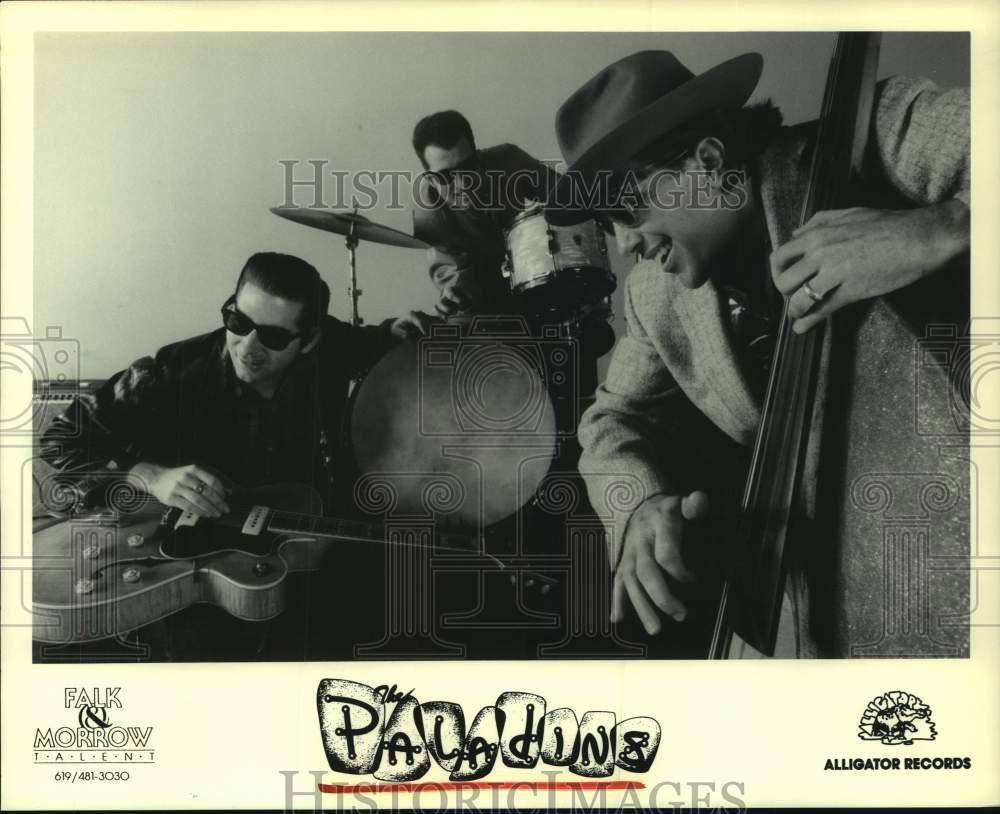 1990 Press Photo The rock group the Paladins in jam session - hcp07815- Historic Images