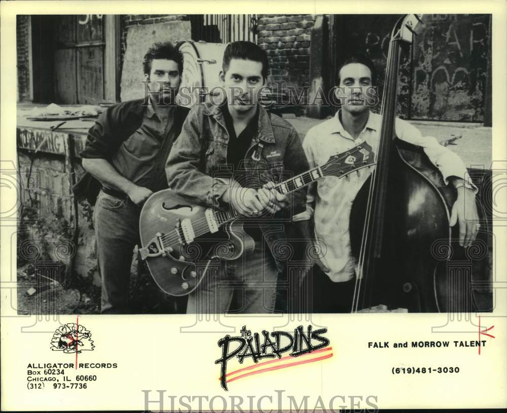 1989 Press Photo The Paladins band - hcp07818- Historic Images