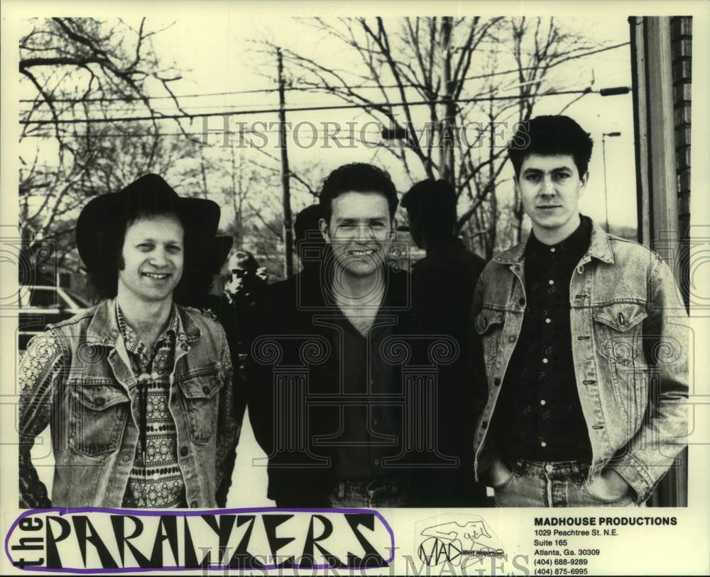 1988 Press Photo The Paralyzers - rock band - hcp07828- Historic Images