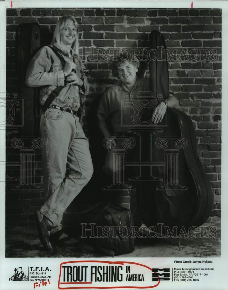 1995 Press Photo Trout Fishing in America music group - hcp07843- Historic Images