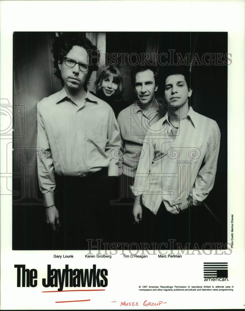 1997 Press Photo The Jayhawks country rock band - hcp07855- Historic Images