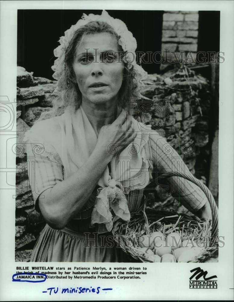 1985 Press Photo Bill Whitelaw stars in &quot;Jamaica Inn&quot; TV miniseries - hcp07870- Historic Images