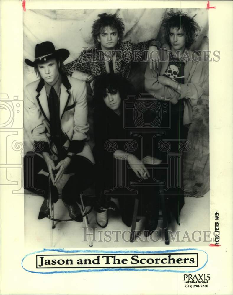 1988 Press Photo Jason and The Scorchers - the band - hcp07877- Historic Images