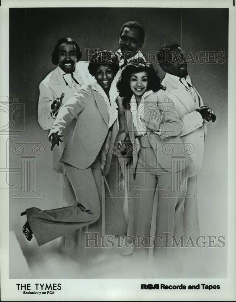 1981 Press Photo The Tymes vocal group - hcp07887 - Historic Images