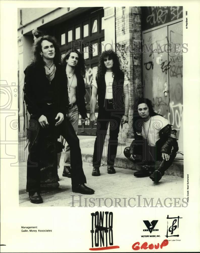 1992 Press Photo Tonto band members - hcp07894- Historic Images