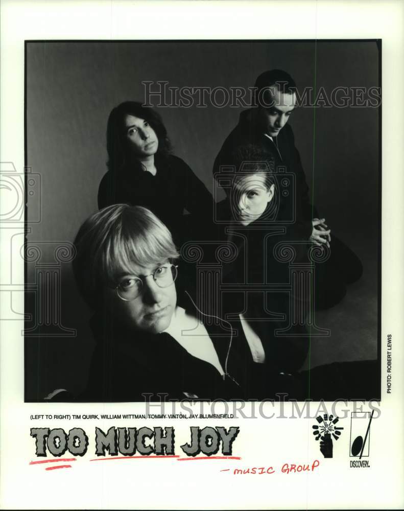 1995 Press Photo Too Much Joy - alternative rock band - hcp07898- Historic Images