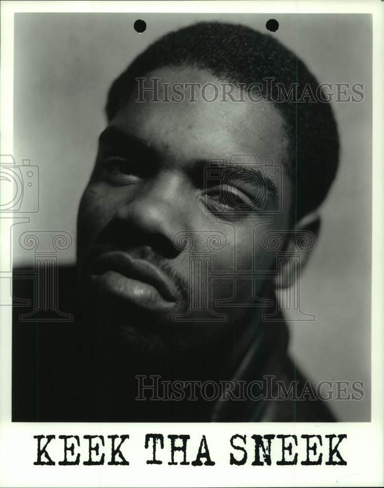 1997 Press Photo Keek Tha Sneek - rapper with 3X Krazy - hcp07902- Historic Images