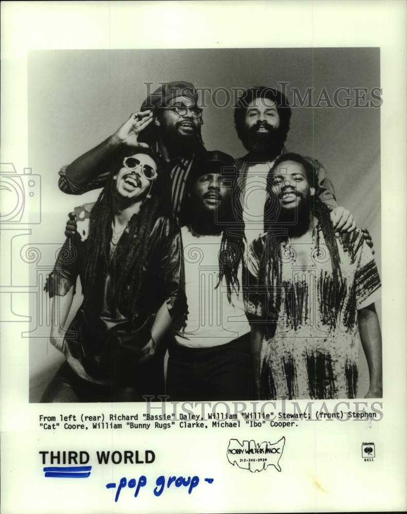 1985 Press Photo Third World - raggae music group - hcp07912- Historic Images