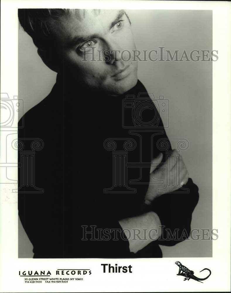 1996 Press Photo Member of the band Thirst - hcp07949- Historic Images