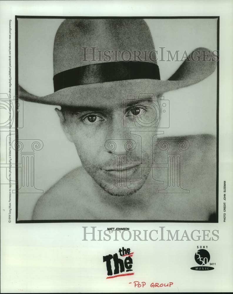 1994 Press Photo Pop Group &quot;The The&quot; Member Matt Johnson - hcp07967- Historic Images