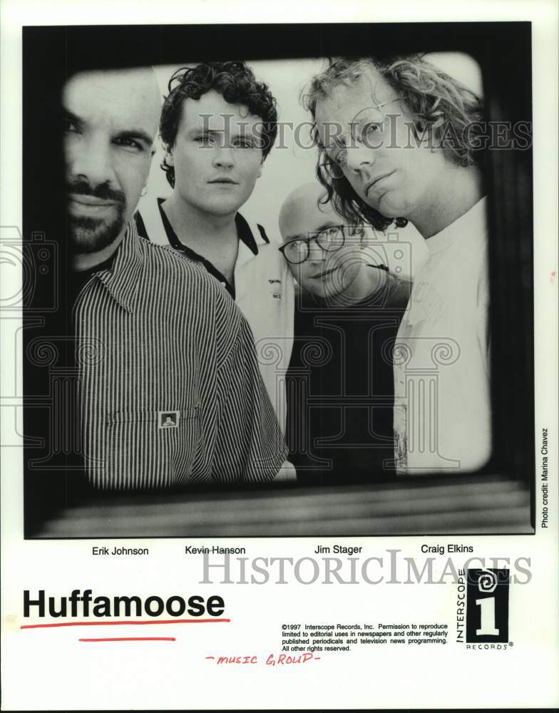 1997 Press Photo Music Group &quot;Huffamoose&quot; - hcp07975- Historic Images