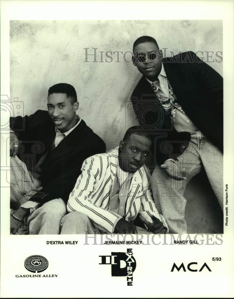 1993 Press Photo Members of the R&amp;B group II D Extreme - hcp07986- Historic Images