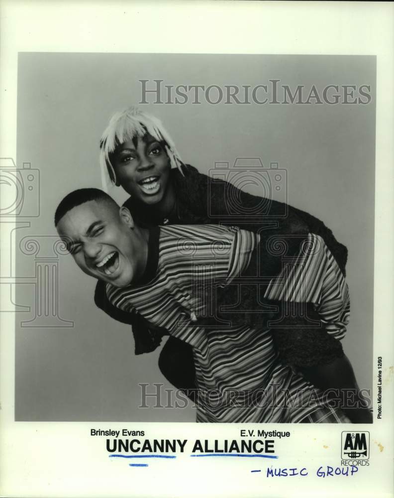 1993 Press Photo Members of the music group Uncanny Alliance - hcp07999- Historic Images