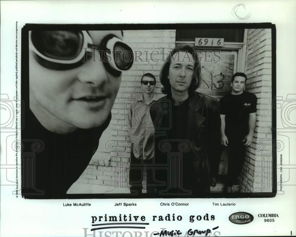 1996 Press Photo Members of the music group Primitive Radio Gods - hcp08001- Historic Images