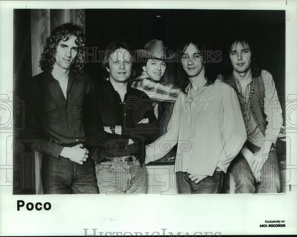 1981 Press Photo Members of the pop group Poco - hcp08009- Historic Images