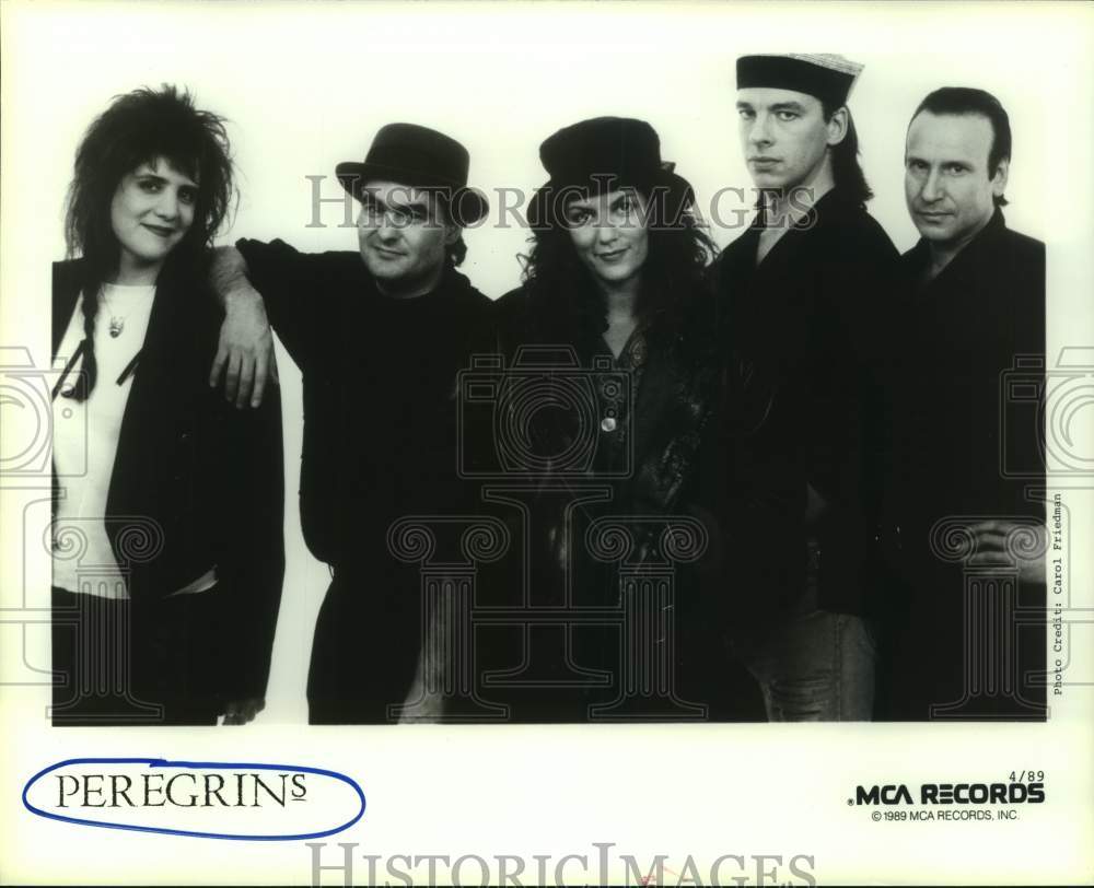 1989 Press Photo Members of the Rock music group Peregrins - hcp08019- Historic Images