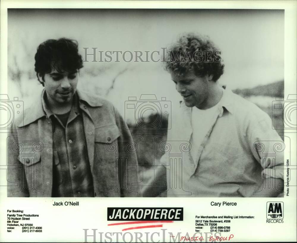 1994 Press Photo Members of the music group Jackopierce - hcp08021- Historic Images