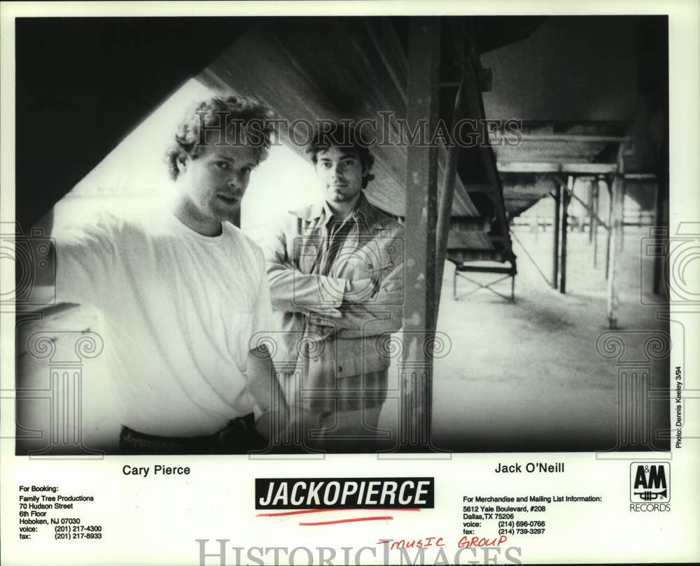 1994 Press Photo Members of the music group Jackopierce - hcp08022- Historic Images