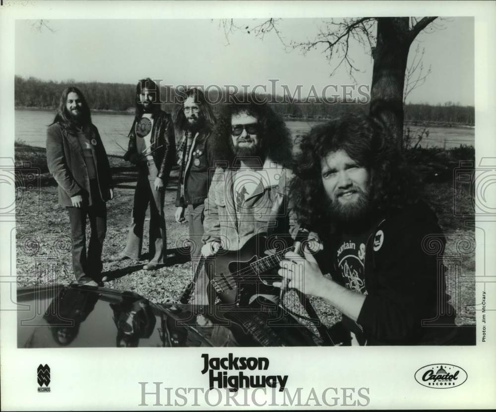 1981 Press Photo Members of the pop music group Jackson Highway - hcp08030- Historic Images