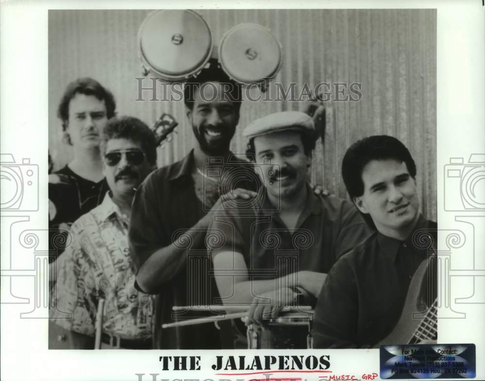 1996 Press Photo Members of the music group The JalapeÃ±os - hcp08033- Historic Images