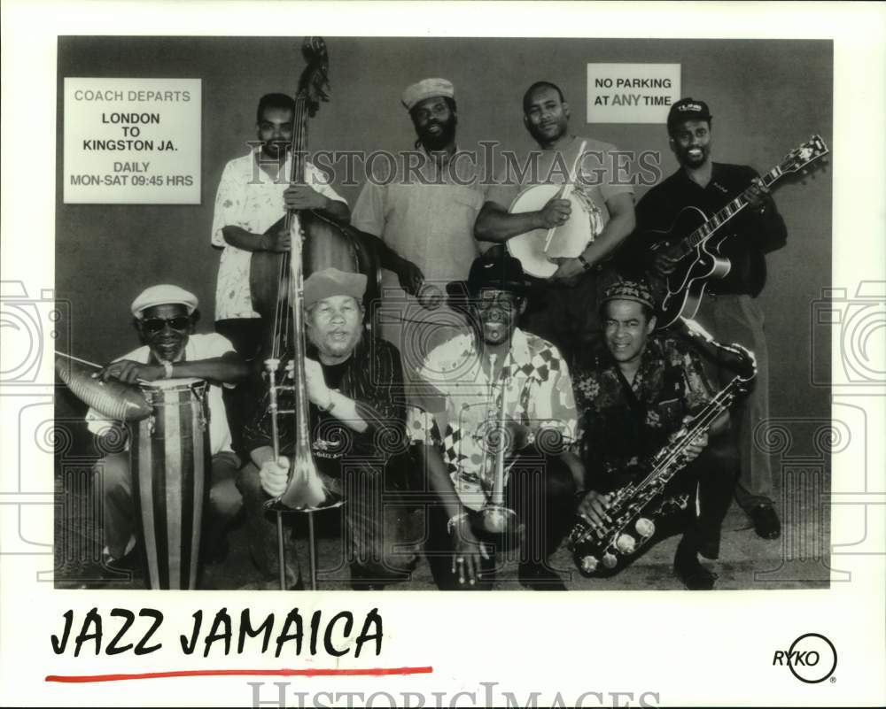 1996 Press Photo Music Group &quot;Jazz Jamaica&quot; - hcp08062- Historic Images