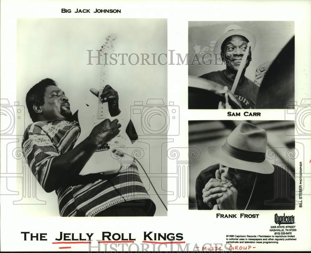 1996 Press Photo Music Group &quot;The Jelly Roll Kings&quot; - hcp08063- Historic Images