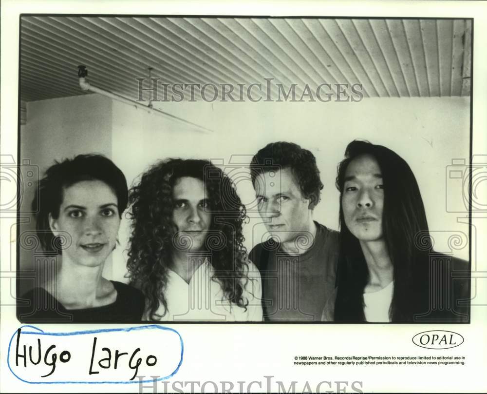 1988 Press Photo Rock Group &quot;Hugo Largo&quot; - hcp08103- Historic Images