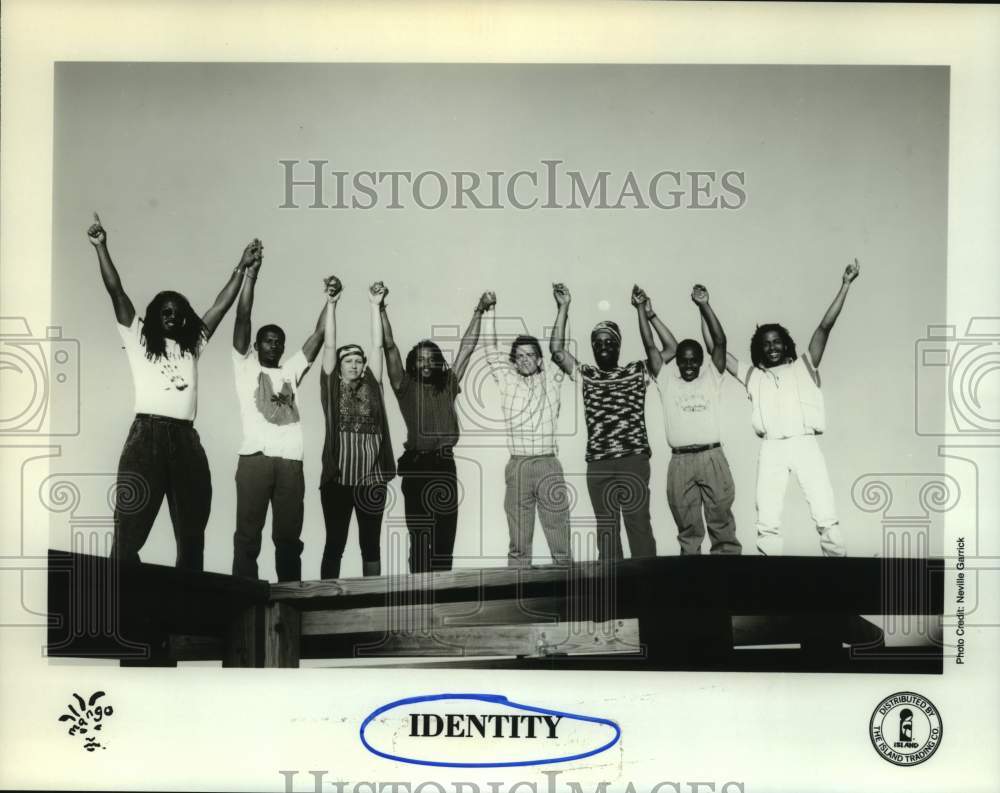 1989 Press Photo Music Group &quot;Identity&quot; - hcp08111- Historic Images