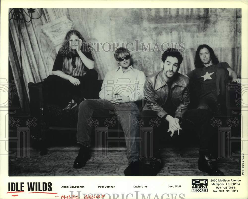 1995 Press Photo Music Group &quot;Idle Wilds&quot; - hcp08113- Historic Images