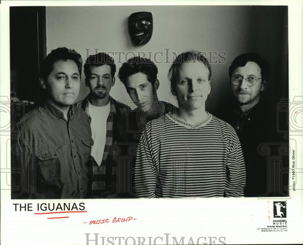 1997 Press Photo Members of the music group The Iguanas - hcp08130- Historic Images