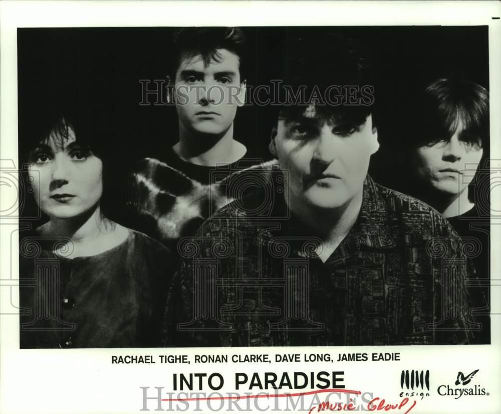 1990 Press Photo Music Group &quot;Into Paradise&quot; - hcp08157- Historic Images