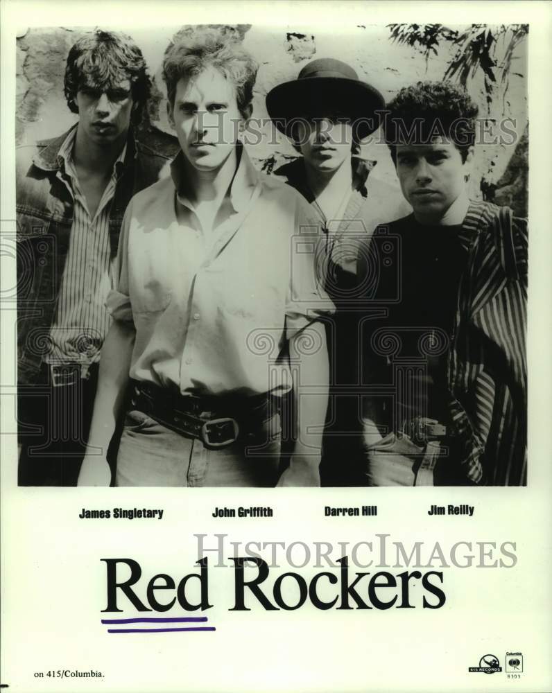 1983 Press Photo Members of the pop music group Red Rockers - hcp08165 ...