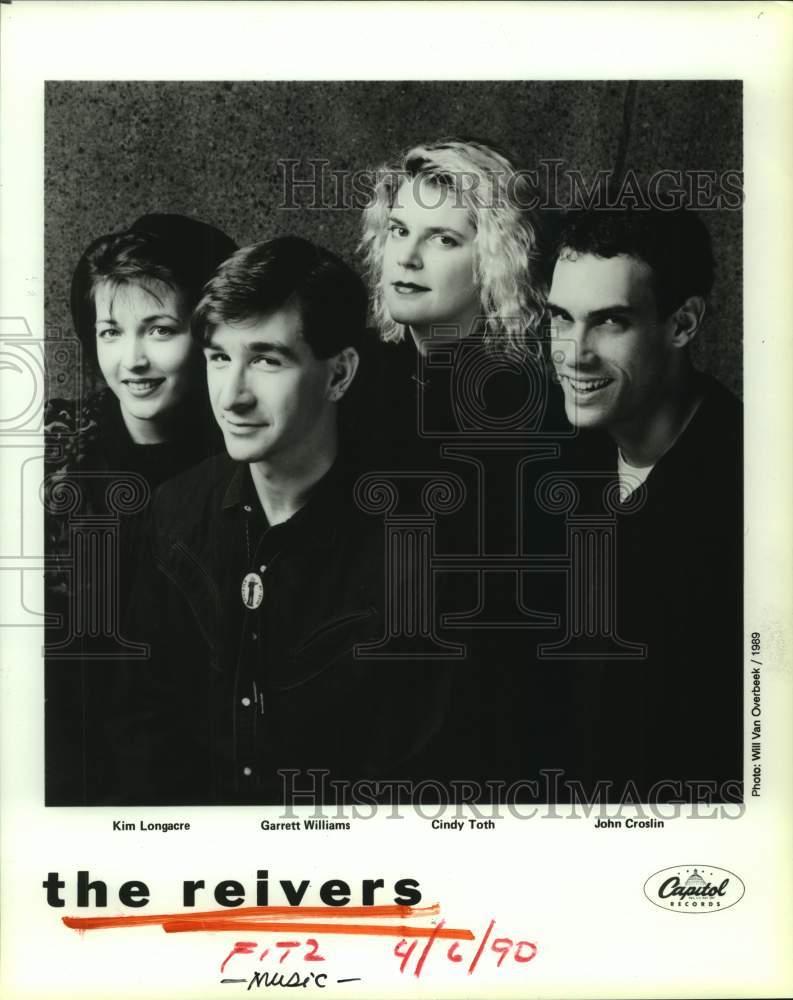 1989 Press Photo Members of the music group The Reivers - hcp08181- Historic Images