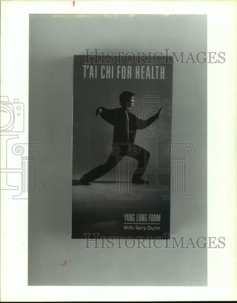 1993 Press Photo Cover of the exercise book &quot;T&#39;ai Chi For Health&quot; - hcp08205- Historic Images