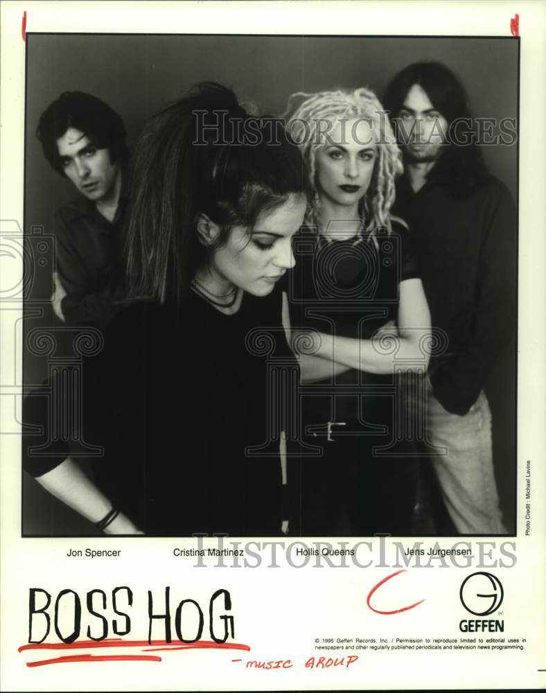 1995 Press Photo Members of the alternative-rock band Boss Hog - hcp08217- Historic Images