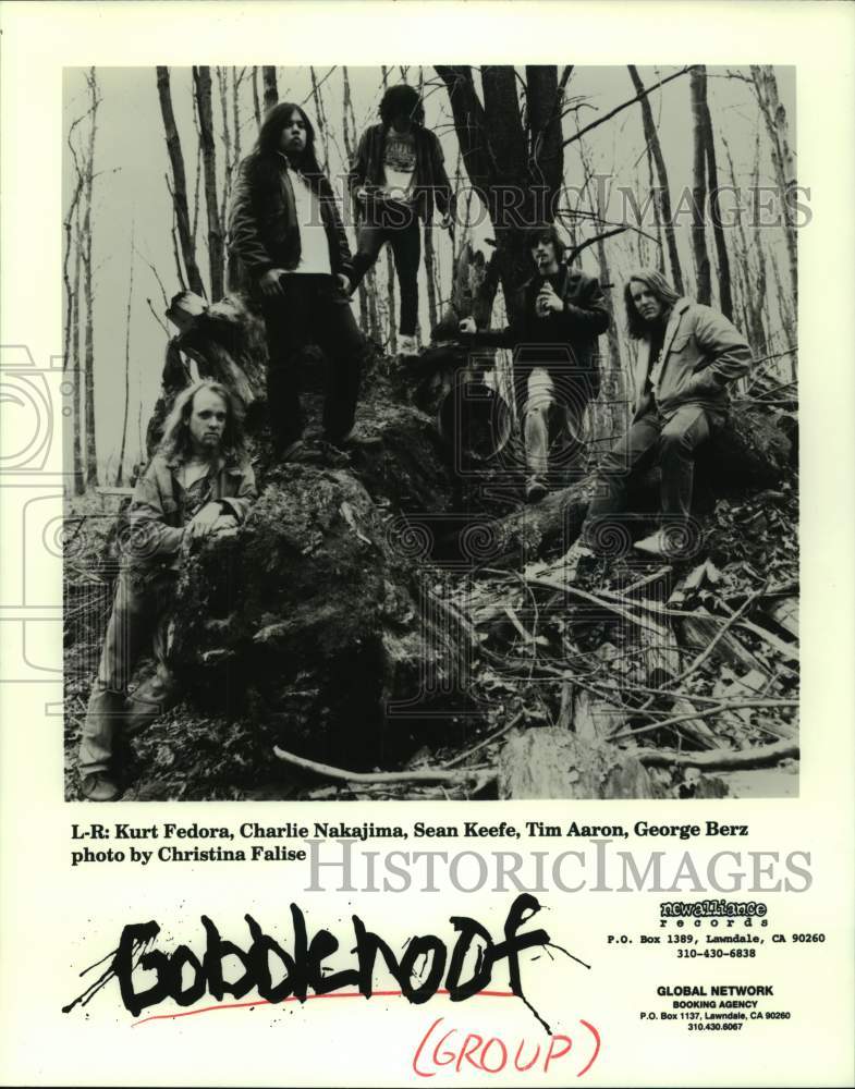 1992 Press Photo Members of the band Gobblehoof - hcp08249- Historic Images