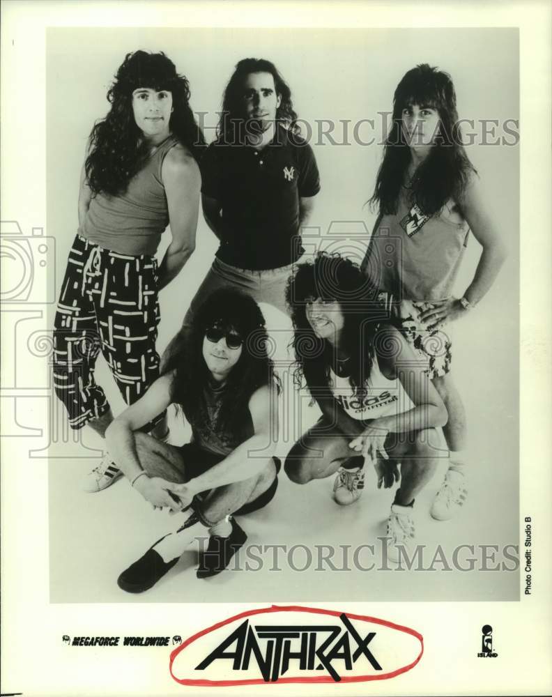 1988 Press Photo The rock group Anthrax - hcp08269- Historic Images