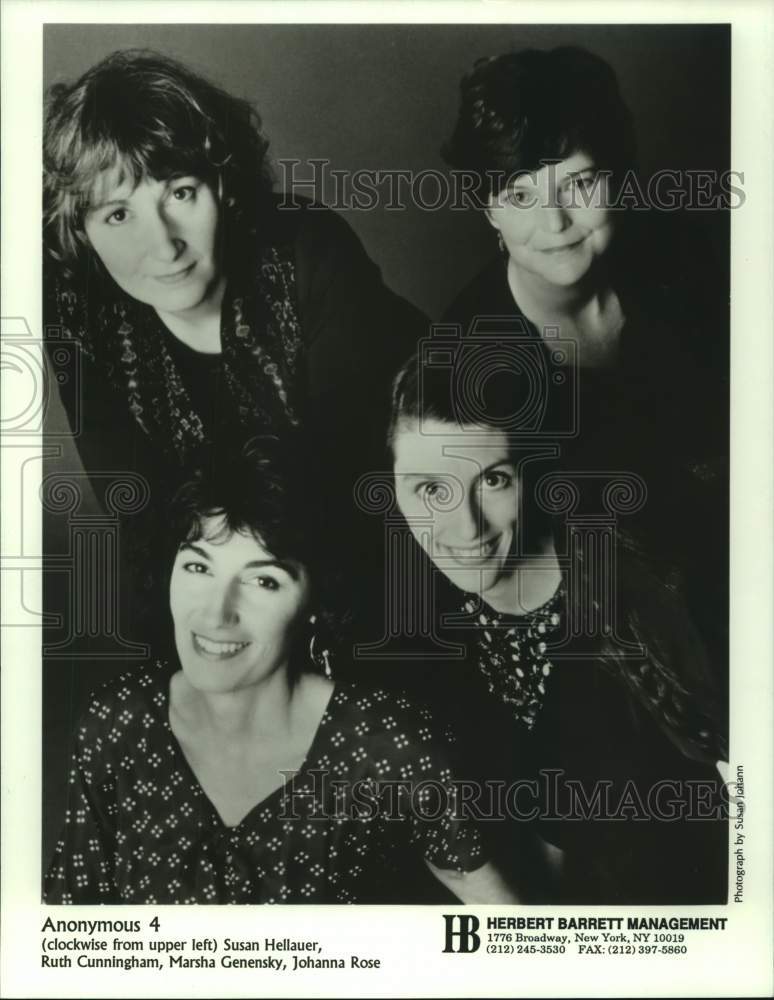 1994 Press Photo Anonymous 4 medieval vocal group - hcp08273- Historic Images