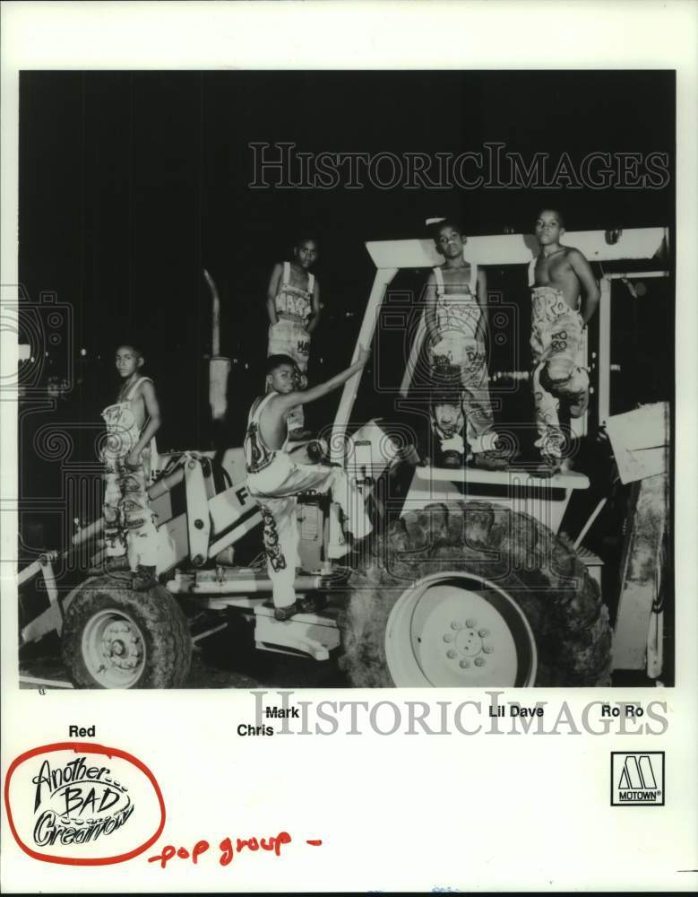 1991 Press Photo Another Band Creation: Red, Chris, Mark, LIl Dave, Ro Ro- Historic Images