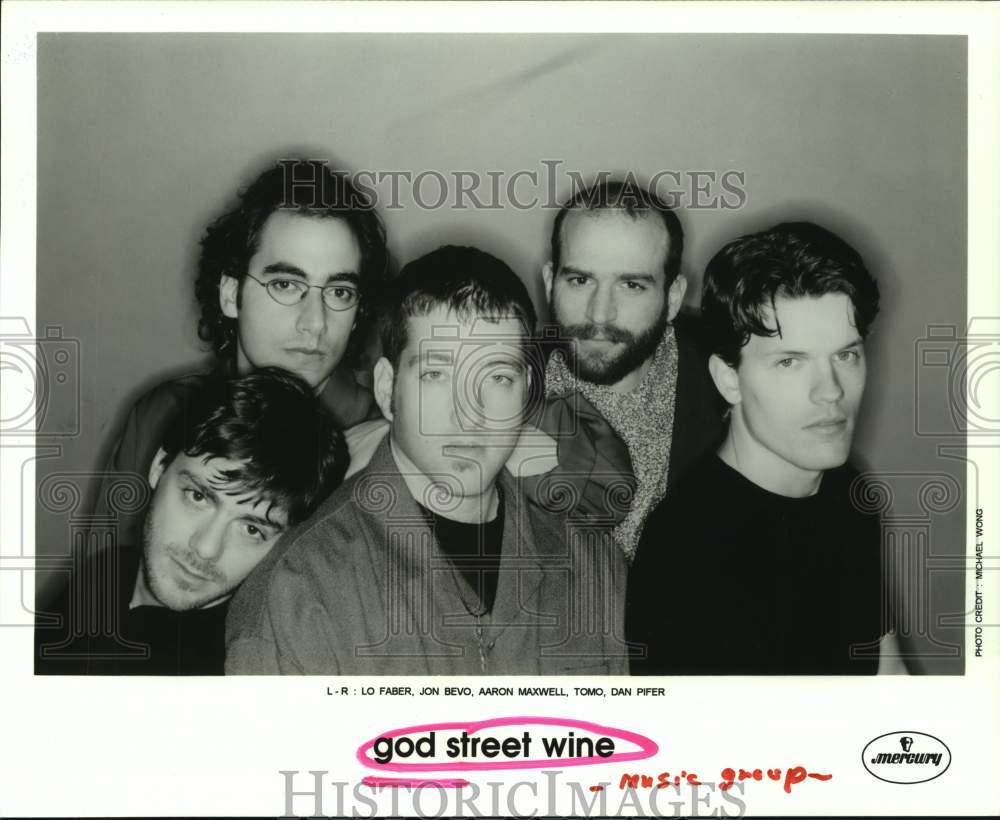 1996 Press Photo God Street Wine rock band - hcp08337- Historic Images