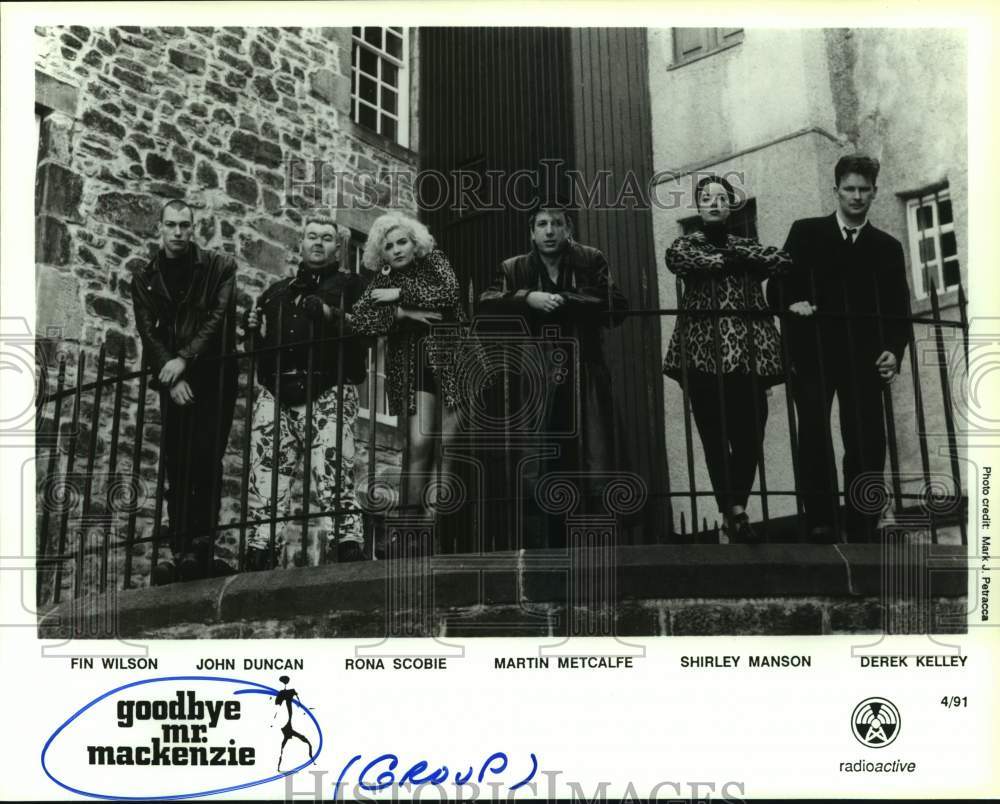 1991 Press Photo Goodbye Mr. Mackenzie - Scottish rock band - hcp08341- Historic Images