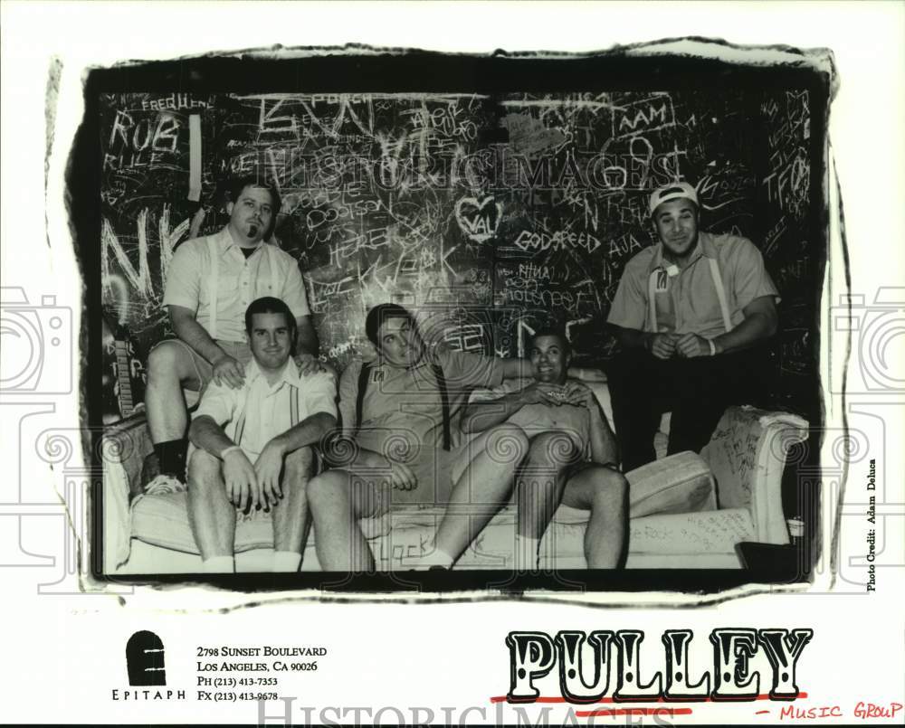 1996 Press Photo Punk rock band Pulley - hcp08347- Historic Images