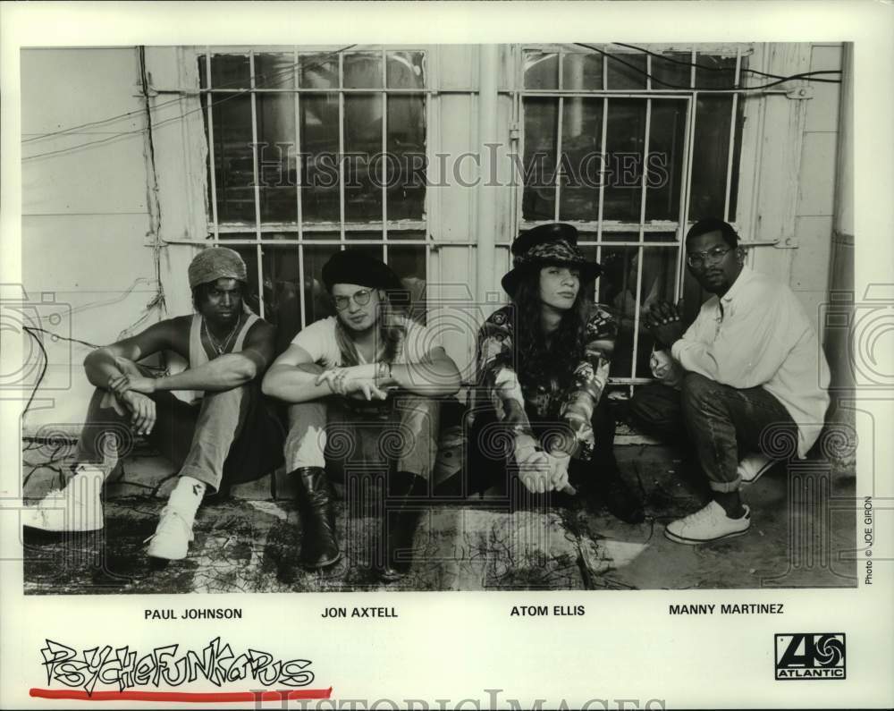 1991 Press Photo Psychefunkeus - funk metal band - hcp08351- Historic Images