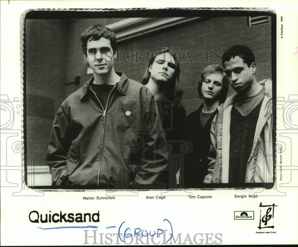 1993 Press Photo Quicksand band members - hcp08360- Historic Images